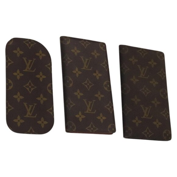 LOUIS VUITTON Monogram Billfold 3Set LV Auth th5659 - Picture 1 of 16